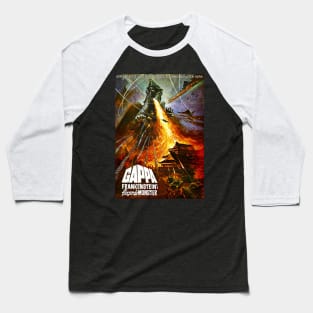 Classic Kaiju Movie Poster - Gappa Baseball T-Shirt